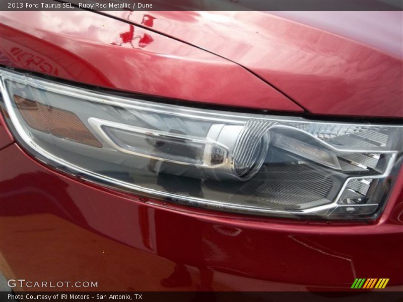 Ruby Red Metallic / Dune 2013 Ford Taurus SEL