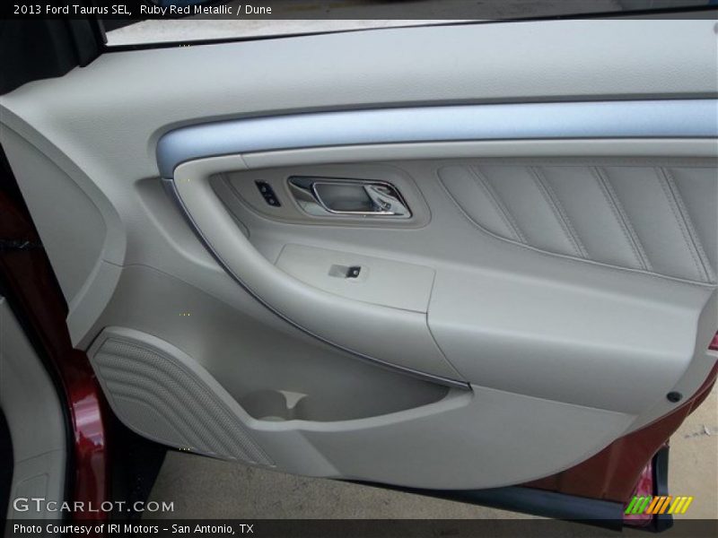 Ruby Red Metallic / Dune 2013 Ford Taurus SEL