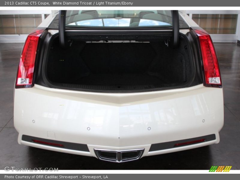 White Diamond Tricoat / Light Titanium/Ebony 2013 Cadillac CTS Coupe