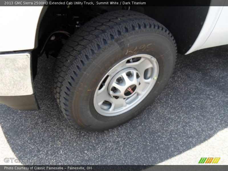 Summit White / Dark Titanium 2013 GMC Sierra 2500HD Extended Cab Utility Truck