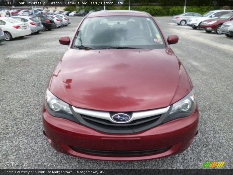 Camellia Red Pearl / Carbon Black 2010 Subaru Impreza 2.5i Wagon