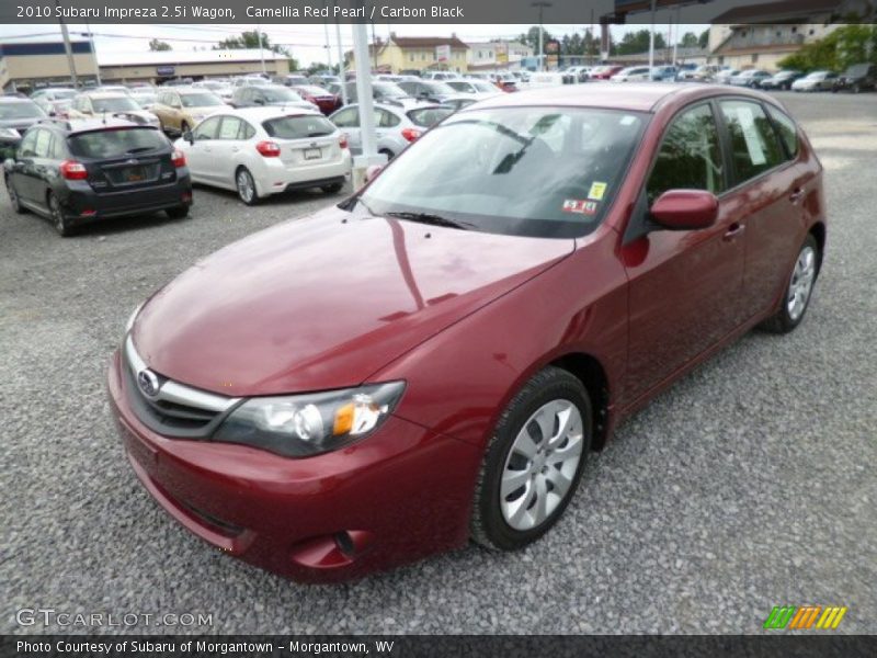 Camellia Red Pearl / Carbon Black 2010 Subaru Impreza 2.5i Wagon