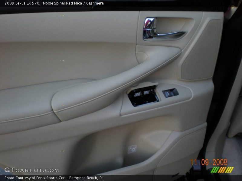Noble Spinel Red Mica / Cashmere 2009 Lexus LX 570