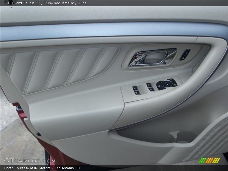 Ruby Red Metallic / Dune 2013 Ford Taurus SEL
