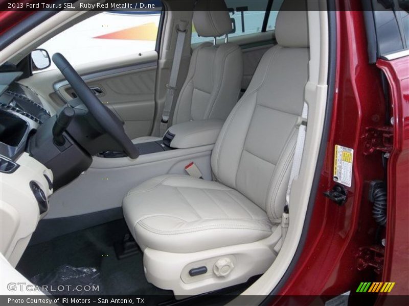 Ruby Red Metallic / Dune 2013 Ford Taurus SEL