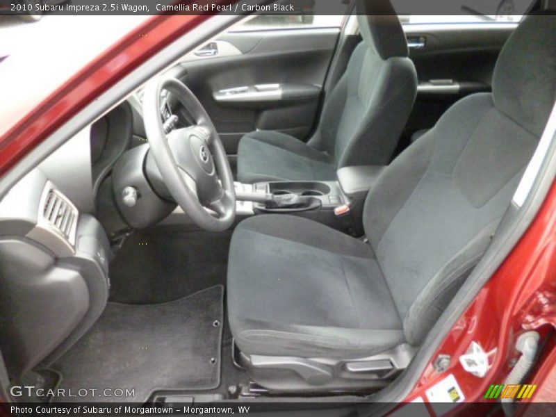 Camellia Red Pearl / Carbon Black 2010 Subaru Impreza 2.5i Wagon