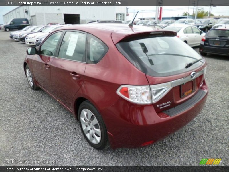 Camellia Red Pearl / Carbon Black 2010 Subaru Impreza 2.5i Wagon