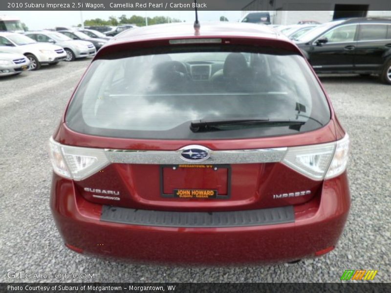 Camellia Red Pearl / Carbon Black 2010 Subaru Impreza 2.5i Wagon