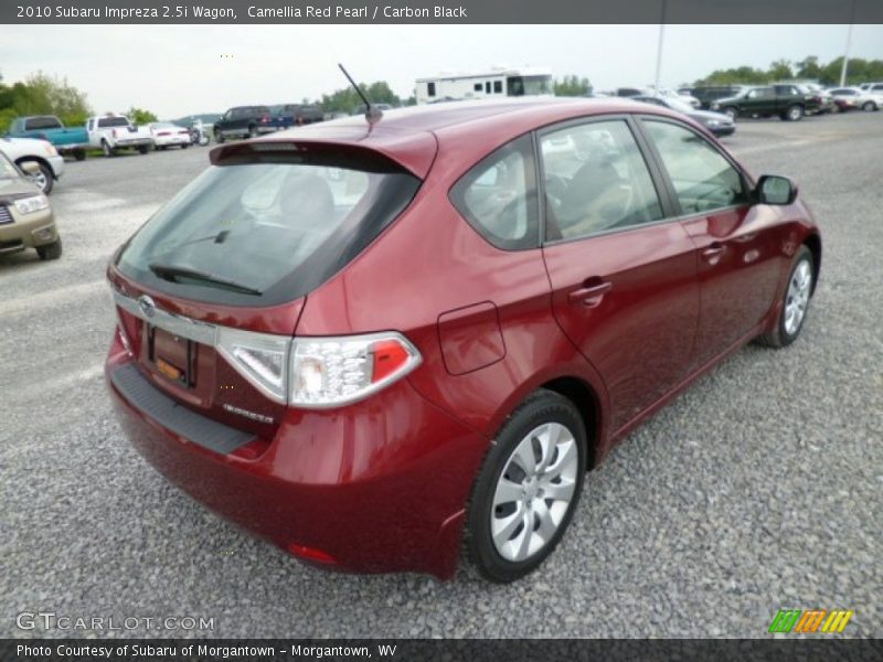 Camellia Red Pearl / Carbon Black 2010 Subaru Impreza 2.5i Wagon