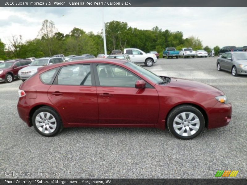 Camellia Red Pearl / Carbon Black 2010 Subaru Impreza 2.5i Wagon