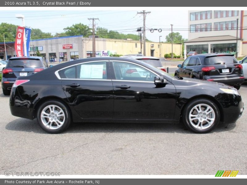 Crystal Black Pearl / Ebony 2010 Acura TL 3.5