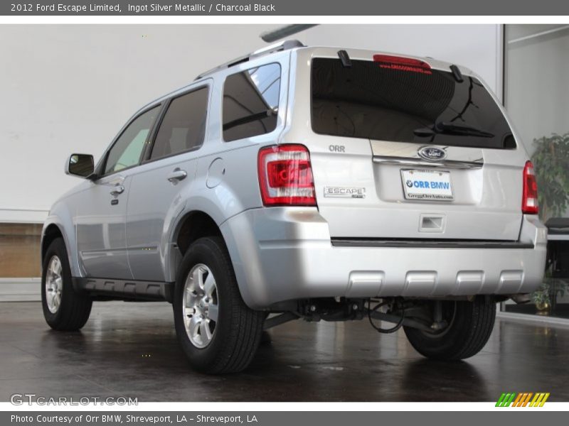 Ingot Silver Metallic / Charcoal Black 2012 Ford Escape Limited