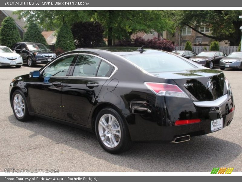 Crystal Black Pearl / Ebony 2010 Acura TL 3.5