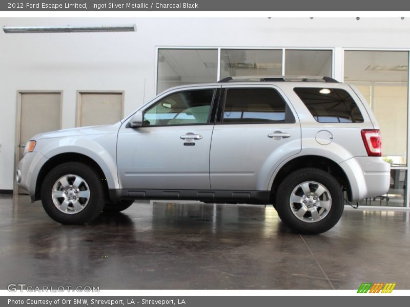 Ingot Silver Metallic / Charcoal Black 2012 Ford Escape Limited