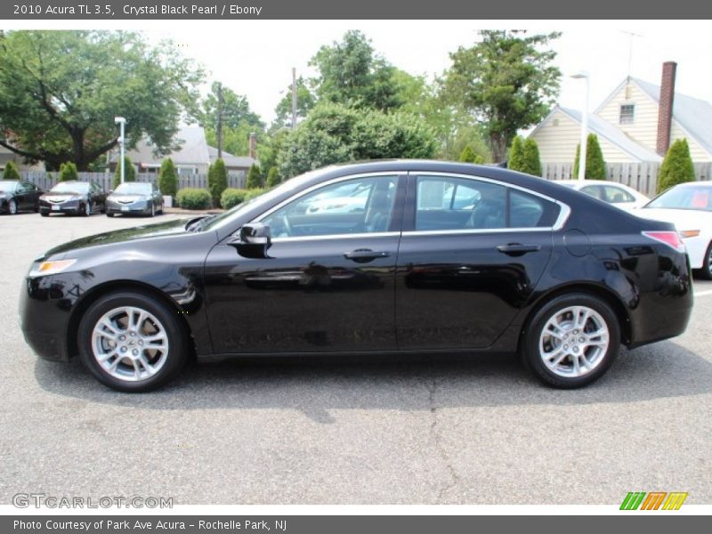 Crystal Black Pearl / Ebony 2010 Acura TL 3.5