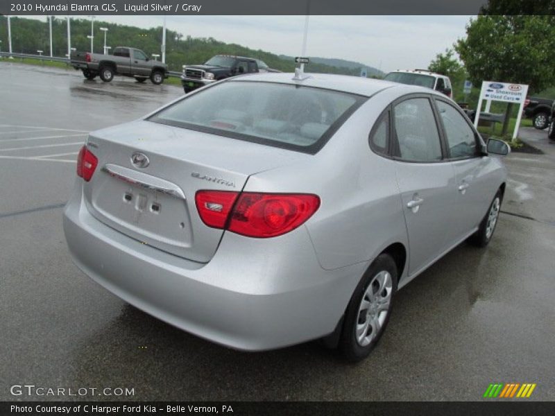 Liquid Silver / Gray 2010 Hyundai Elantra GLS