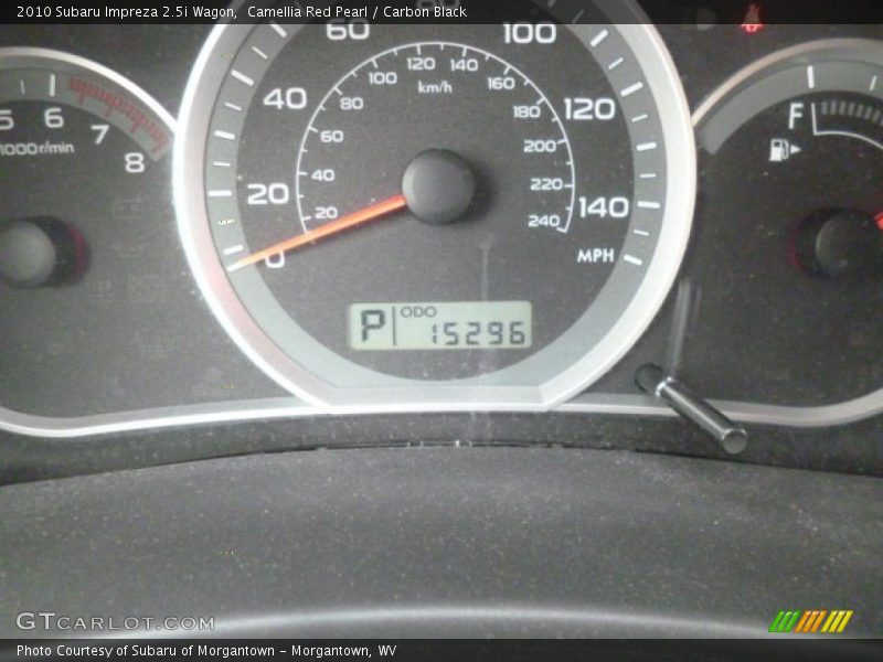 Camellia Red Pearl / Carbon Black 2010 Subaru Impreza 2.5i Wagon