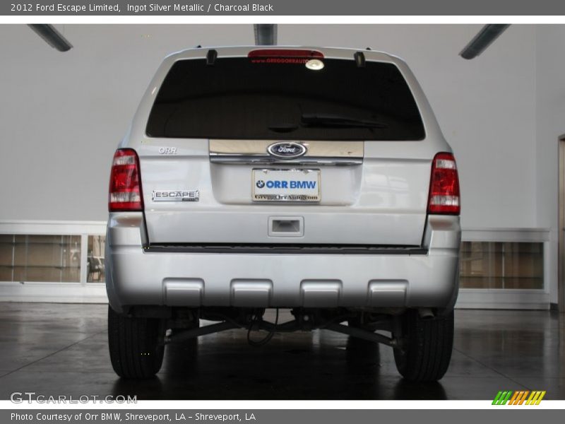 Ingot Silver Metallic / Charcoal Black 2012 Ford Escape Limited