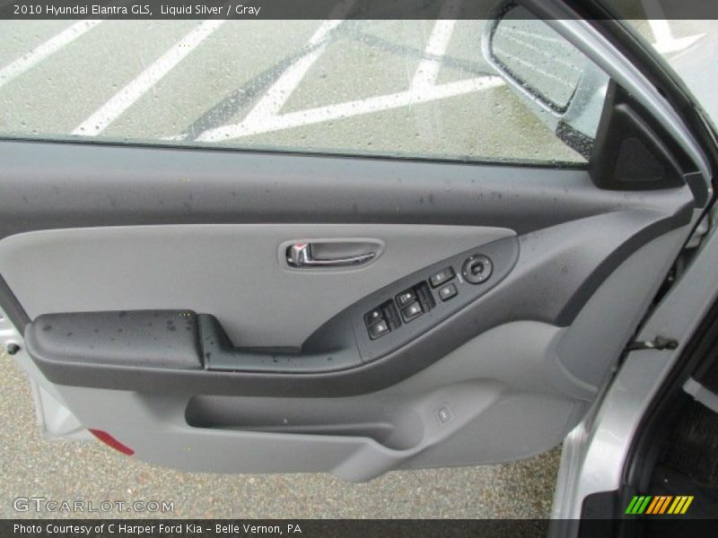 Liquid Silver / Gray 2010 Hyundai Elantra GLS