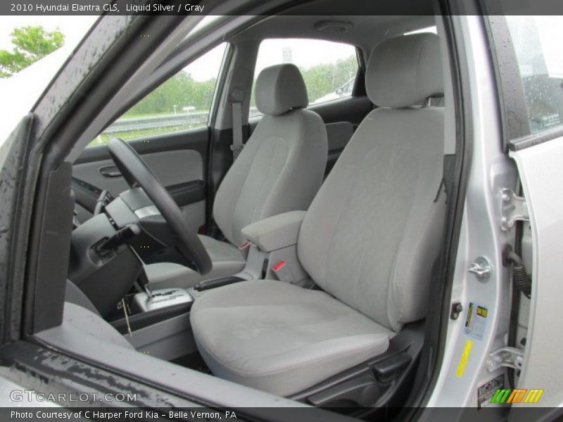 Liquid Silver / Gray 2010 Hyundai Elantra GLS