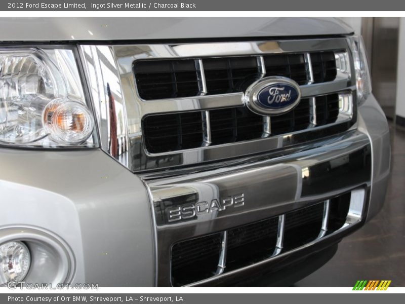 Ingot Silver Metallic / Charcoal Black 2012 Ford Escape Limited