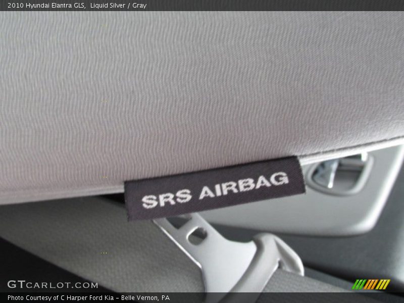 Liquid Silver / Gray 2010 Hyundai Elantra GLS