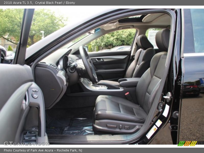Crystal Black Pearl / Ebony 2010 Acura TL 3.5