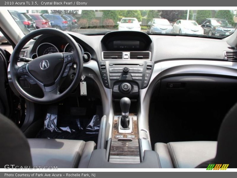 Crystal Black Pearl / Ebony 2010 Acura TL 3.5