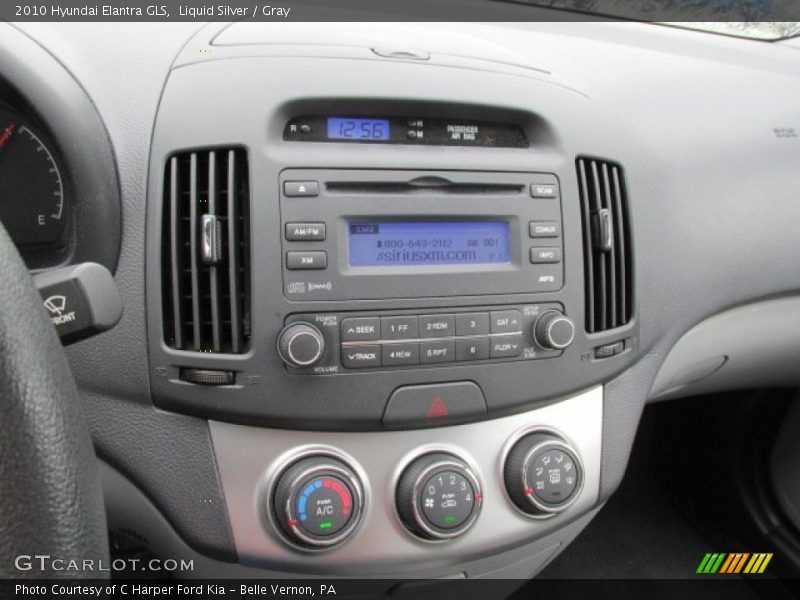 Liquid Silver / Gray 2010 Hyundai Elantra GLS