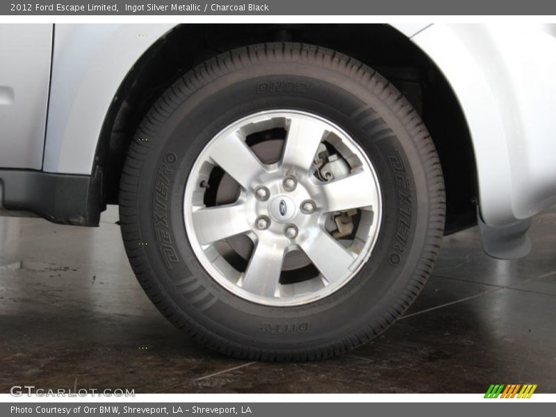Ingot Silver Metallic / Charcoal Black 2012 Ford Escape Limited