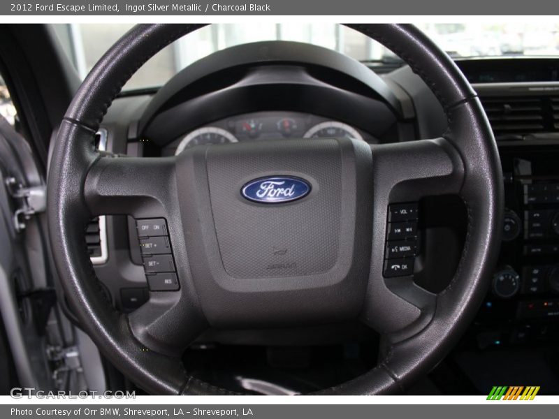 Ingot Silver Metallic / Charcoal Black 2012 Ford Escape Limited