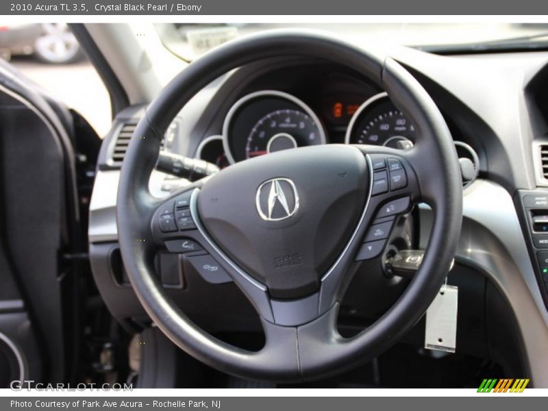 Crystal Black Pearl / Ebony 2010 Acura TL 3.5