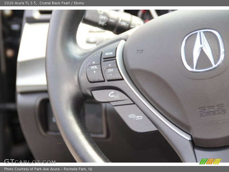 Crystal Black Pearl / Ebony 2010 Acura TL 3.5