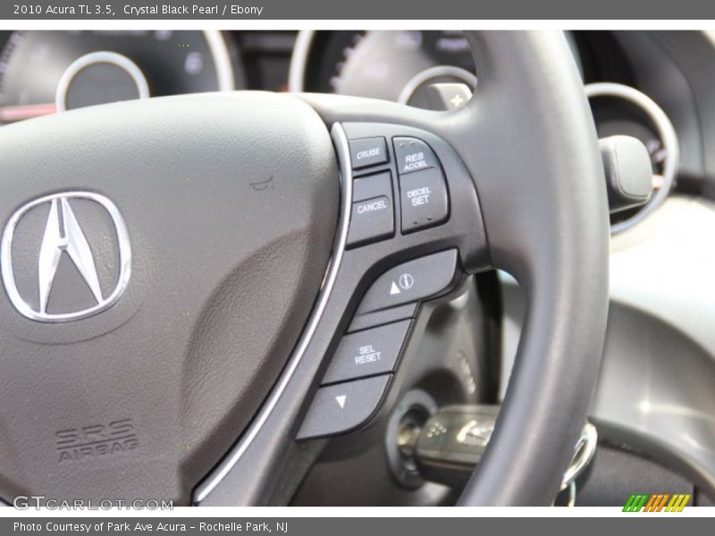 Crystal Black Pearl / Ebony 2010 Acura TL 3.5