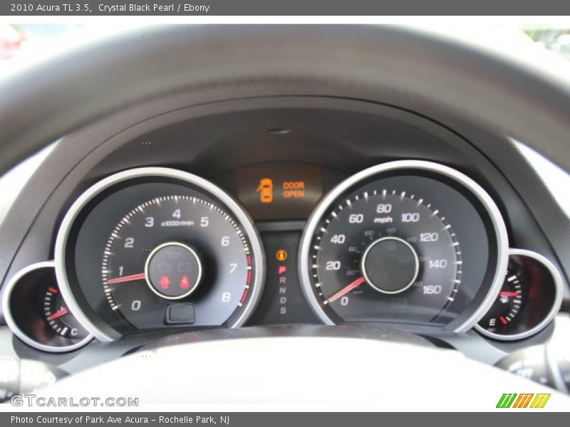 Crystal Black Pearl / Ebony 2010 Acura TL 3.5