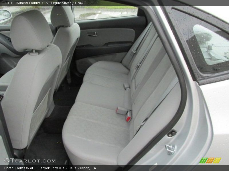 Liquid Silver / Gray 2010 Hyundai Elantra GLS