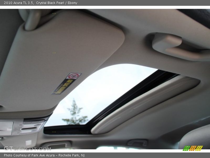 Crystal Black Pearl / Ebony 2010 Acura TL 3.5