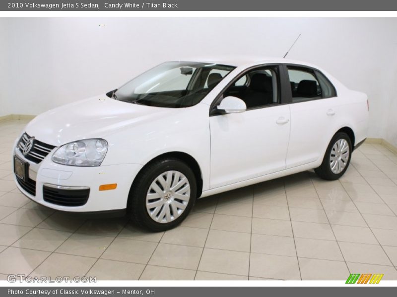 Candy White / Titan Black 2010 Volkswagen Jetta S Sedan