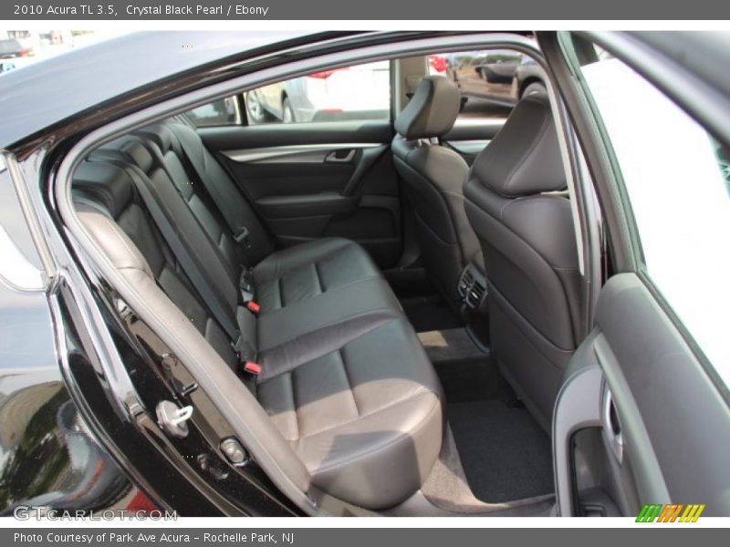Crystal Black Pearl / Ebony 2010 Acura TL 3.5