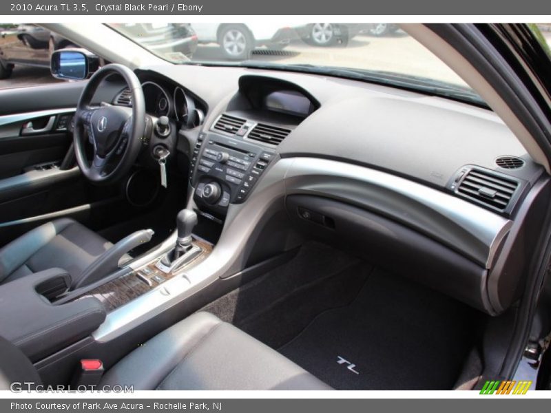 Crystal Black Pearl / Ebony 2010 Acura TL 3.5