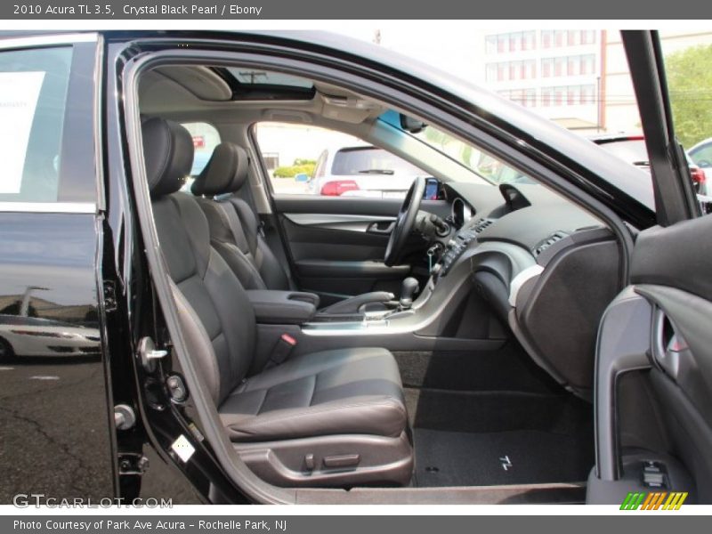 Crystal Black Pearl / Ebony 2010 Acura TL 3.5