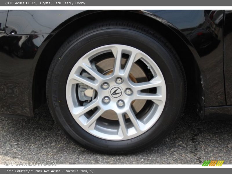 Crystal Black Pearl / Ebony 2010 Acura TL 3.5