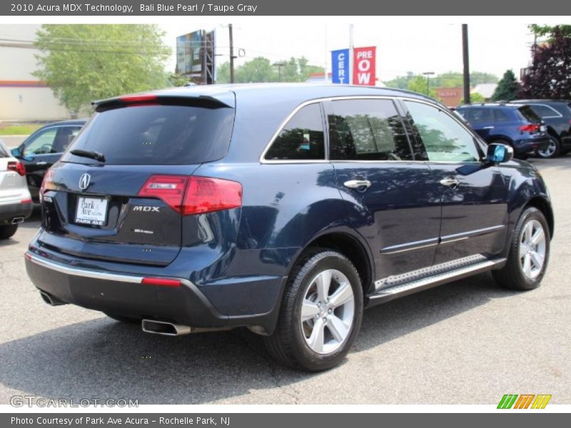 Bali Blue Pearl / Taupe Gray 2010 Acura MDX Technology