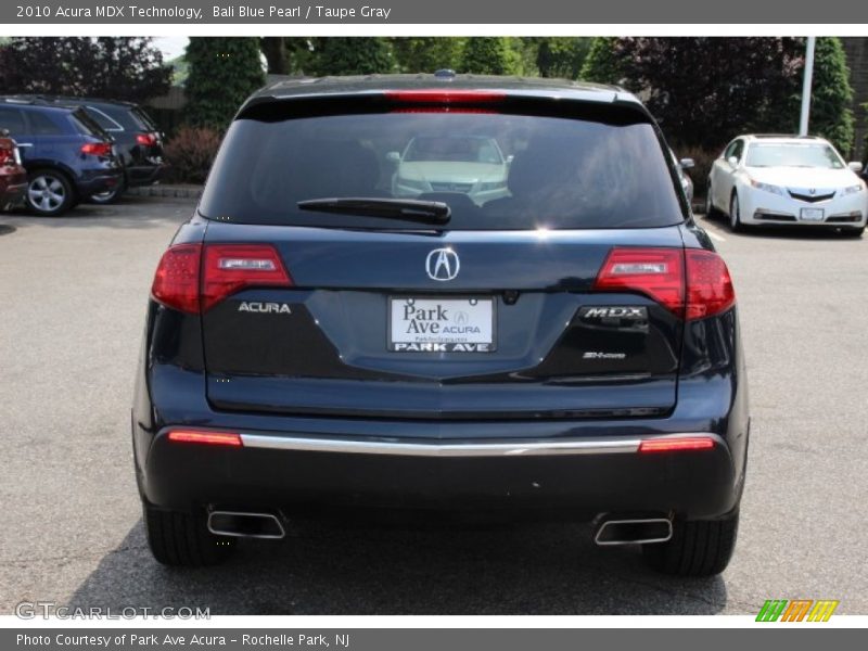 Bali Blue Pearl / Taupe Gray 2010 Acura MDX Technology