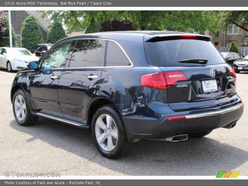 Bali Blue Pearl / Taupe Gray 2010 Acura MDX Technology