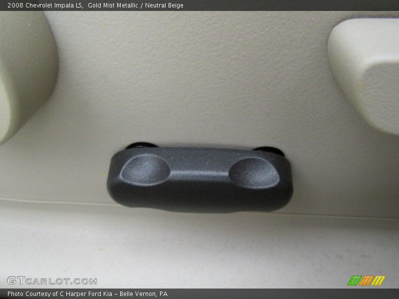 Gold Mist Metallic / Neutral Beige 2008 Chevrolet Impala LS