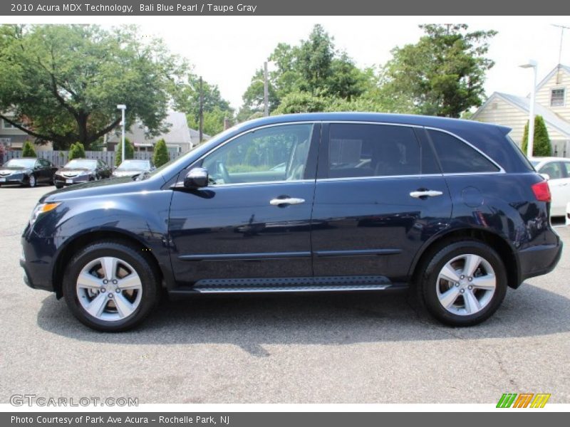 Bali Blue Pearl / Taupe Gray 2010 Acura MDX Technology