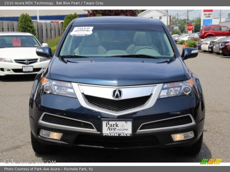 Bali Blue Pearl / Taupe Gray 2010 Acura MDX Technology