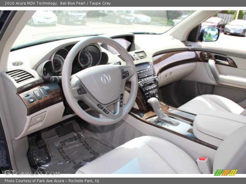 Bali Blue Pearl / Taupe Gray 2010 Acura MDX Technology