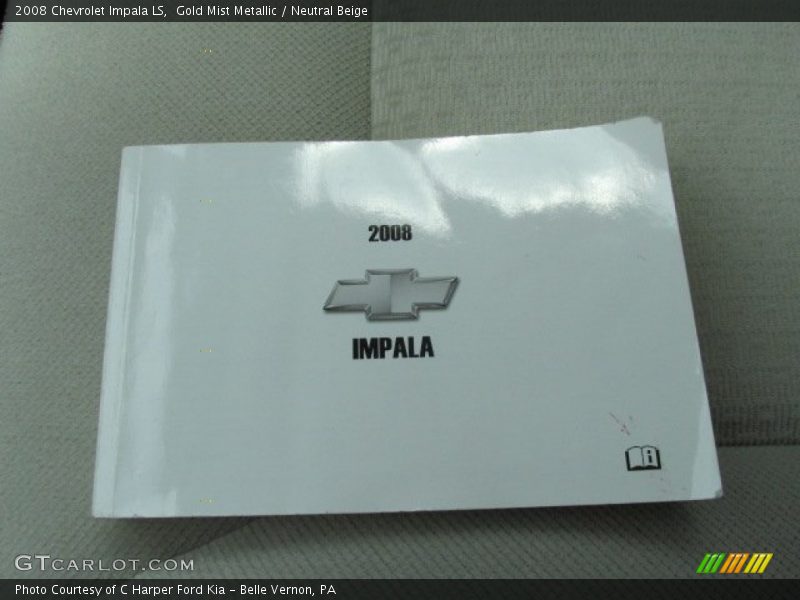 Gold Mist Metallic / Neutral Beige 2008 Chevrolet Impala LS